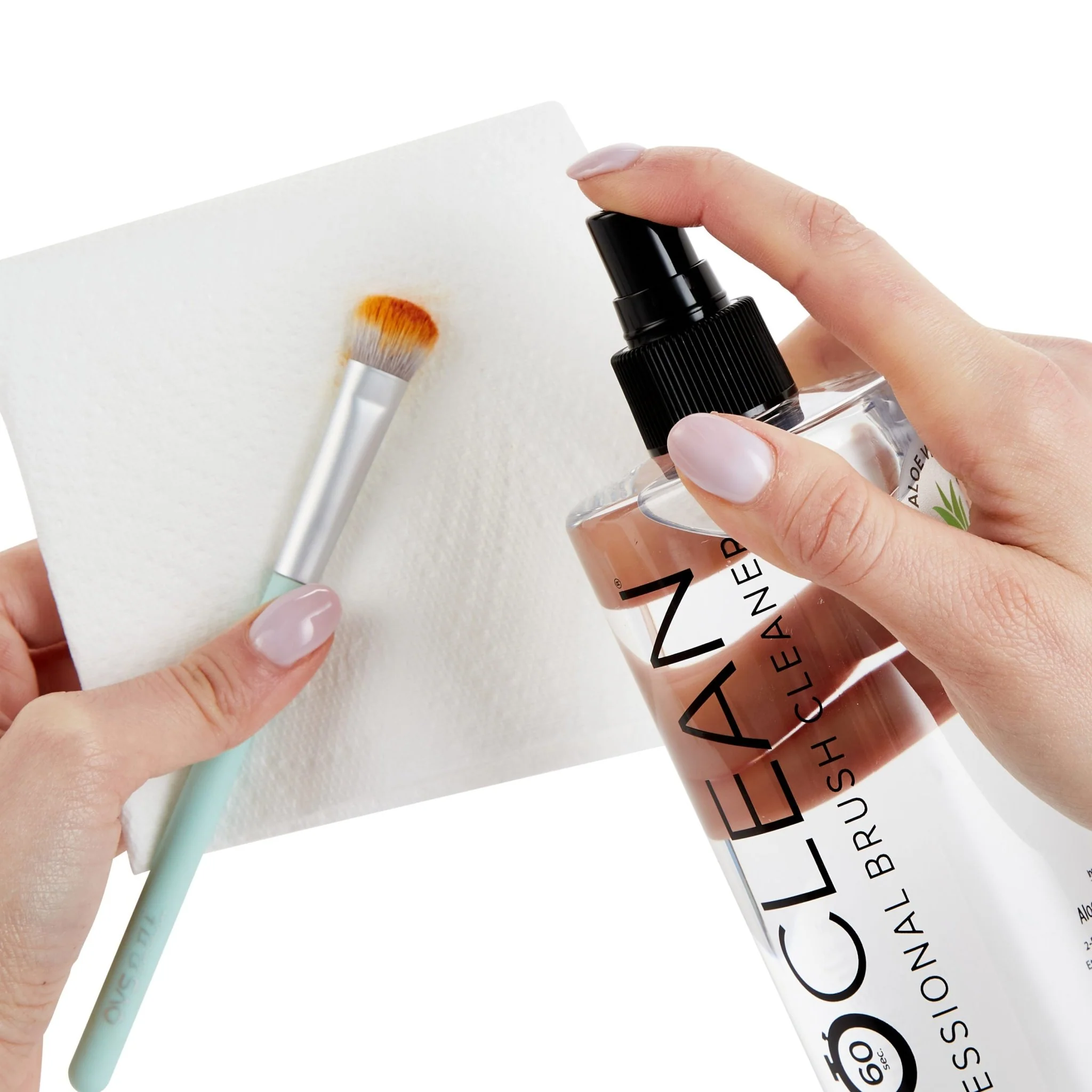 Makeup Brush Cleaner with Spray Top - Image 4