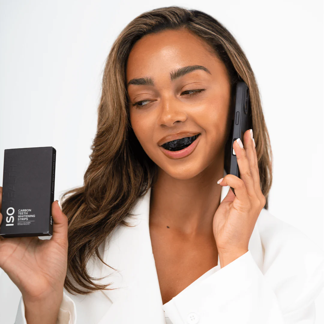 ISOHEALTH Teeth Whitening Strips (28 strips) Available In Clear Or Carbon - Image 10