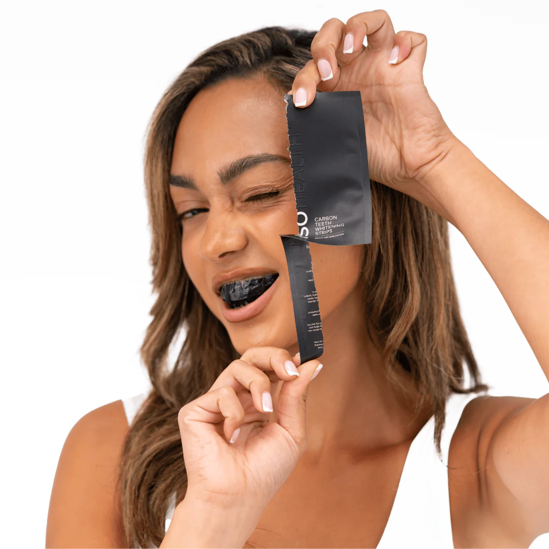 ISOHEALTH Teeth Whitening Strips (28 strips) Available In Clear Or Carbon - Image 8