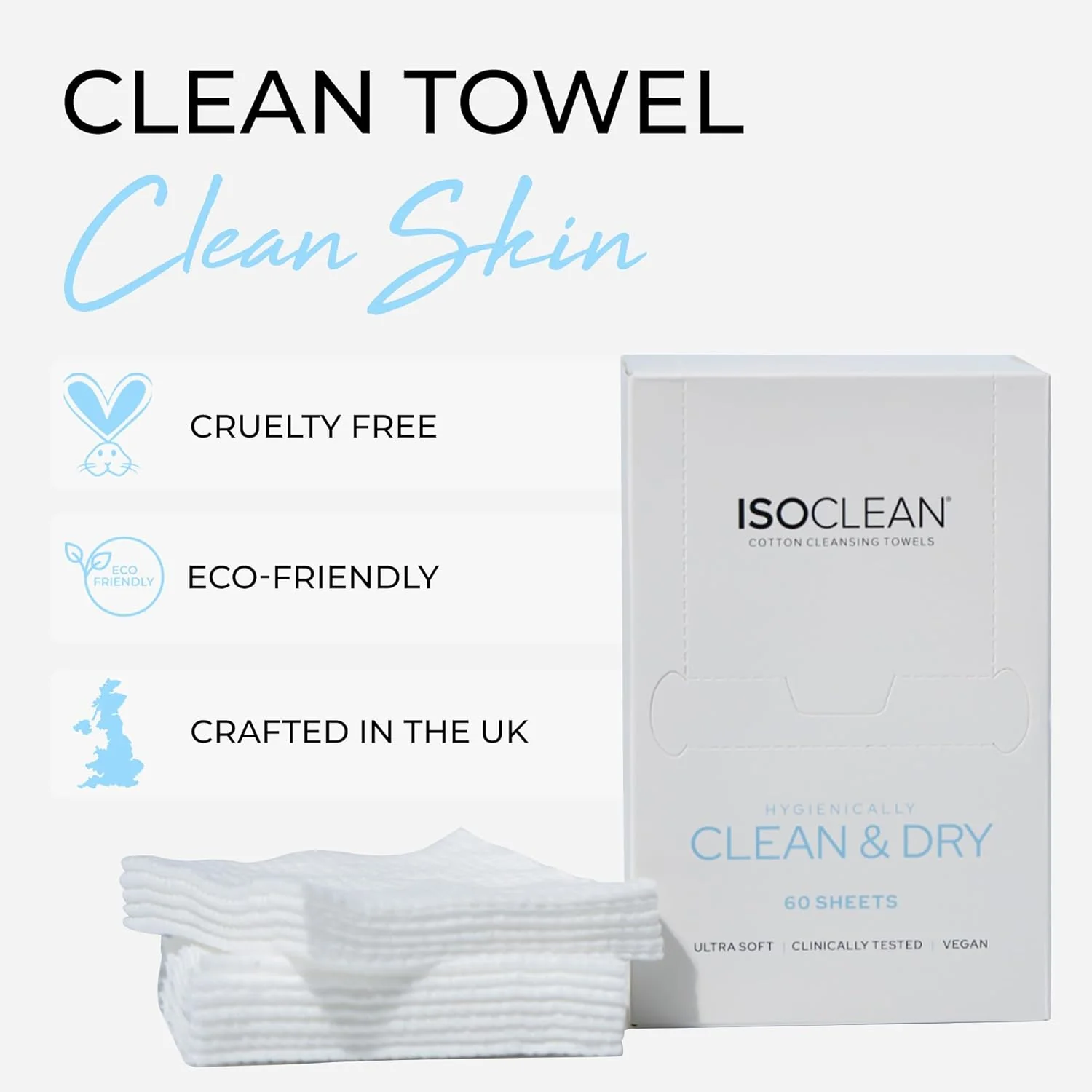 Isoskin Cotton Cleansing Towels - Image 4